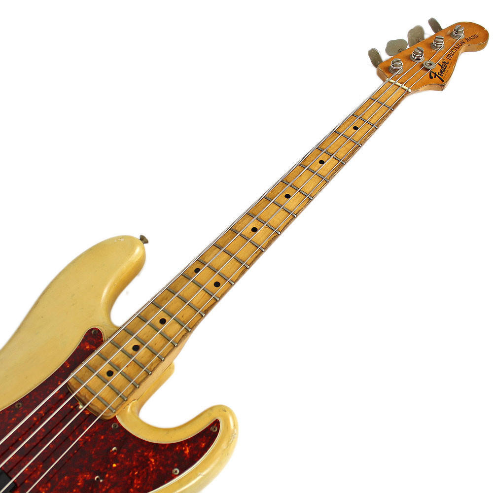 Vintage 1973 Fender Precision Bass Blonde Finish | Cream City Music