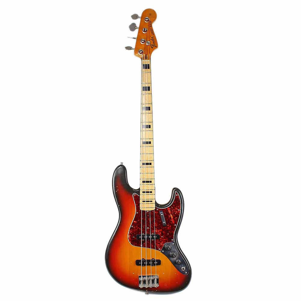 Vintage 1970 Fender Jazz Bass Sunburst Finish | Cream City Music