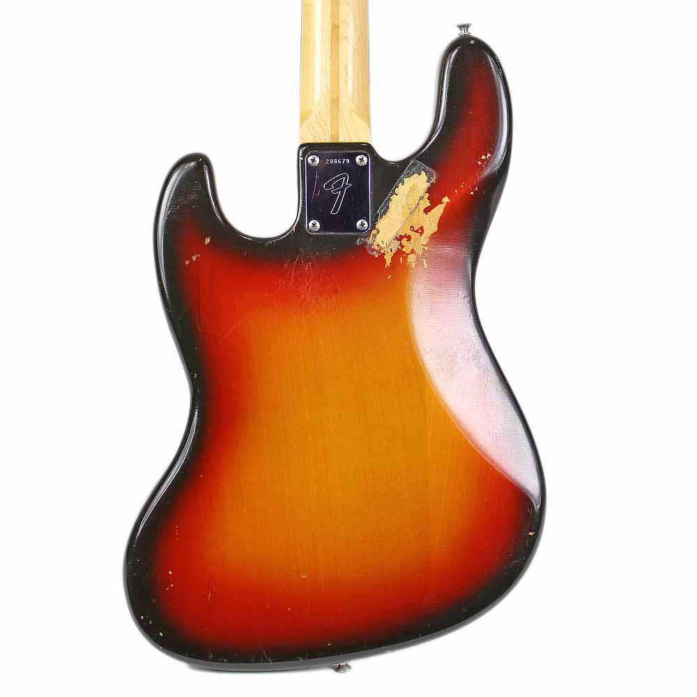 Vintage 1970 Fender Jazz Bass Sunburst Finish | Cream City Music