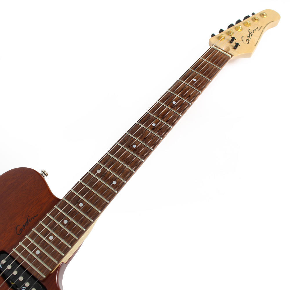 2004 Godin Exit 22-S HSS Mahogany Electric Guitar in Natural Semi