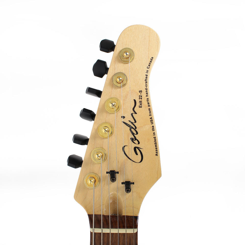 2004 Godin Exit 22-S HSS Mahogany Electric Guitar in Natural Semi