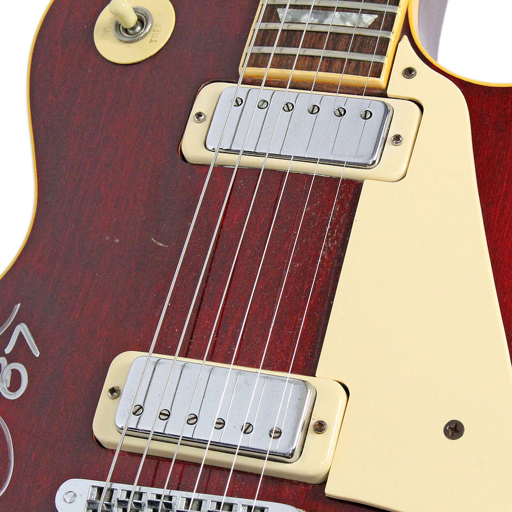 Gibson Les Paul Deluxe 1976 ヴィンテージ 良指板 Vintage 1976 Gibson Les Paul Deluxe Electric Guitar Wine Red