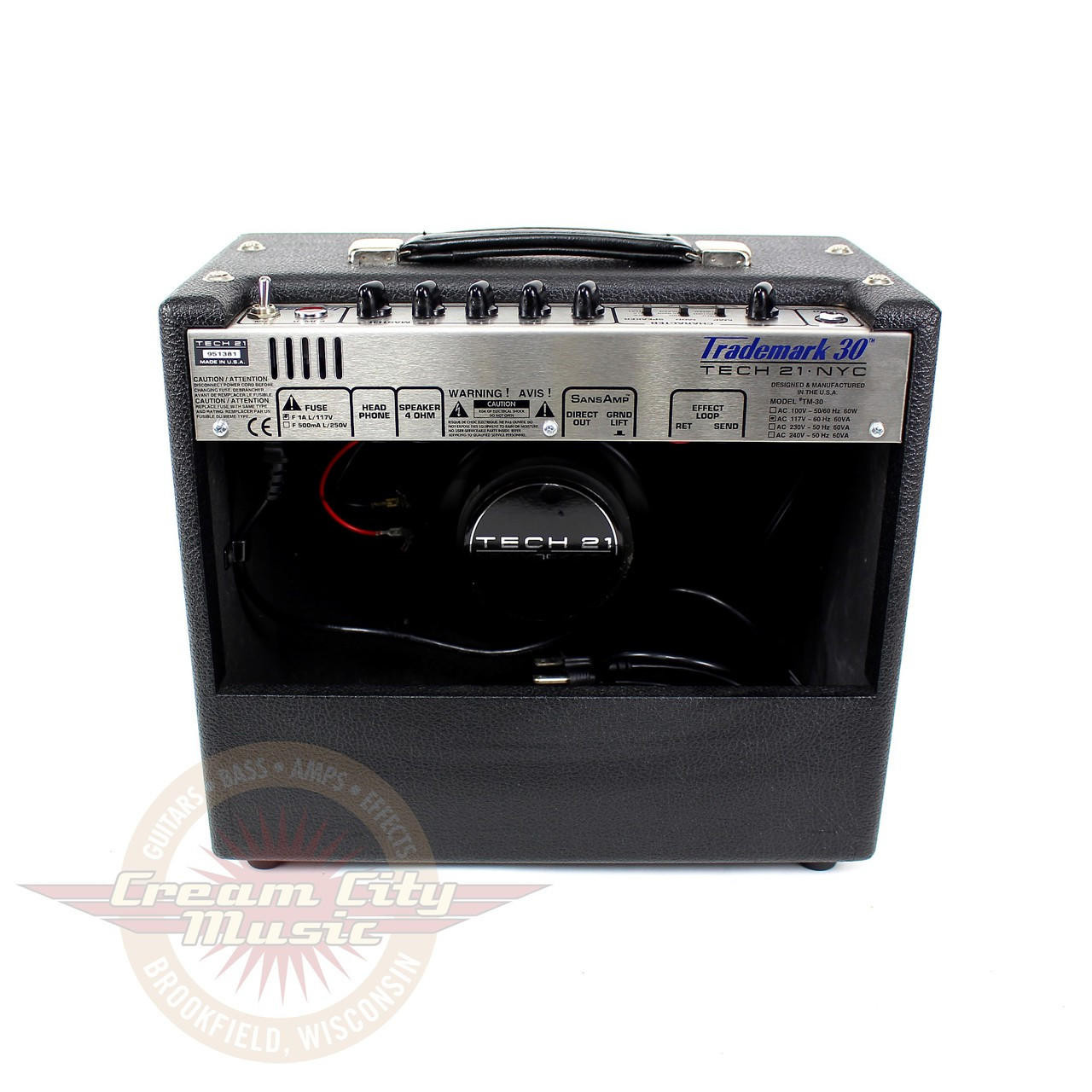 2005 Tech 21 Trademark 30 1x10 30W Guitar Combo Amp TM30 | Cream