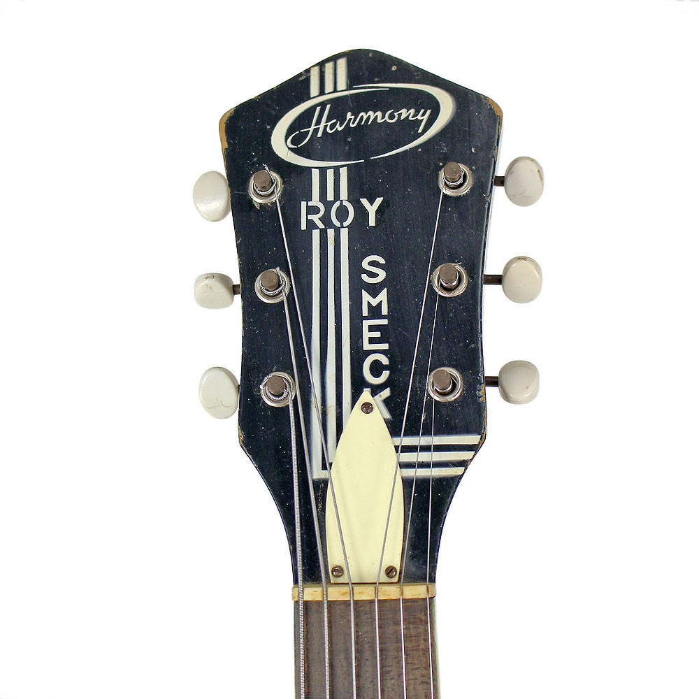 ギター DMC Spinning Thin Saucer Aged Vintage 1960's Harmony Roy Smeck Archtop Electric Guitar Midnight