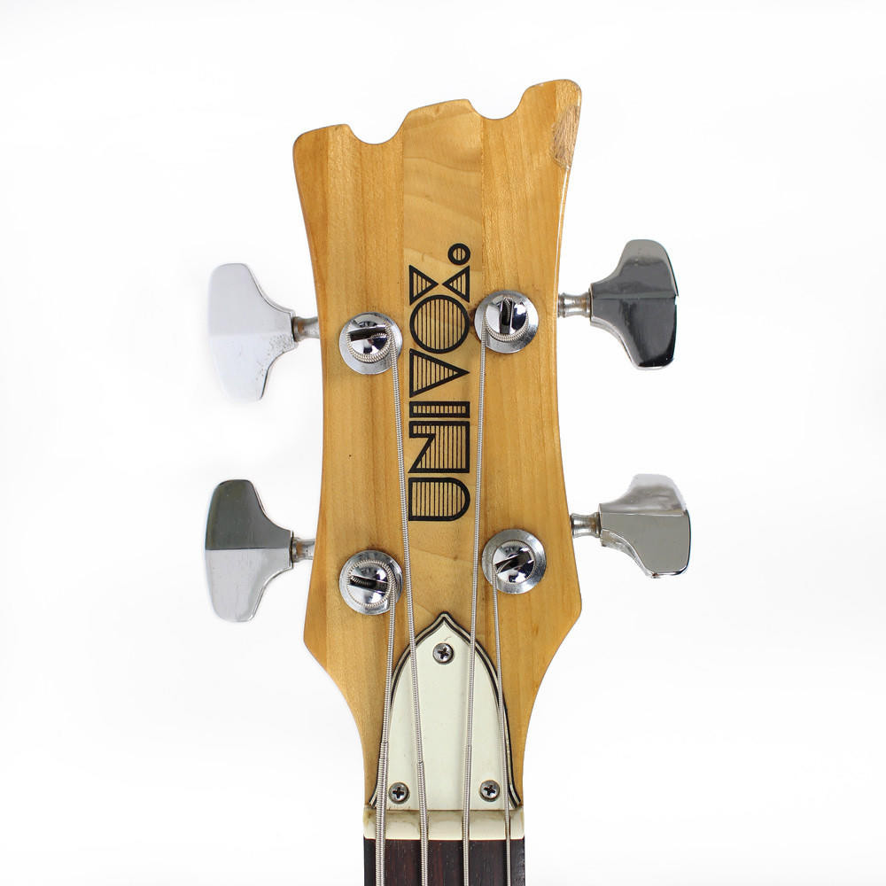 Vintage Univox Hi-Flyer Electric Bass Guitar in Natural | Cream