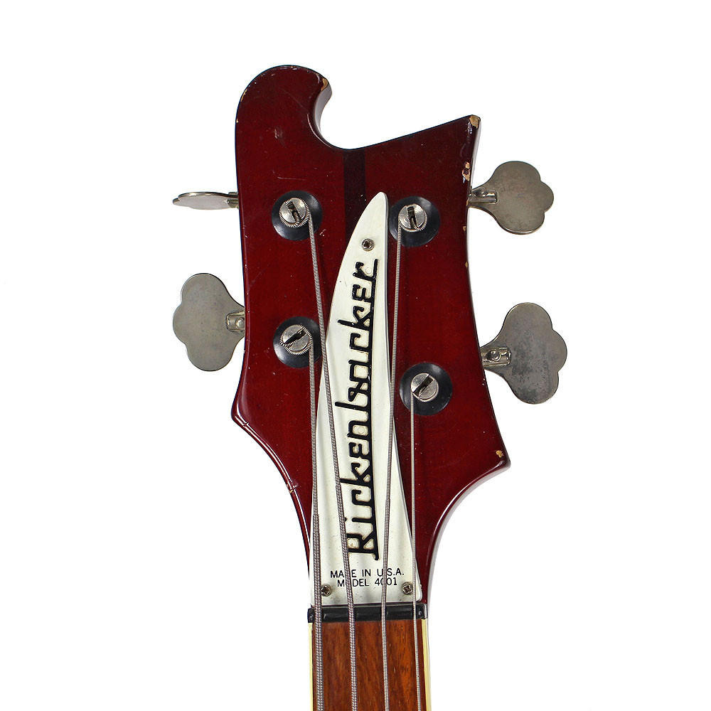 Vintage 1976 Rickenbacker 4001 Electric Bass Guitar Burgundyglo