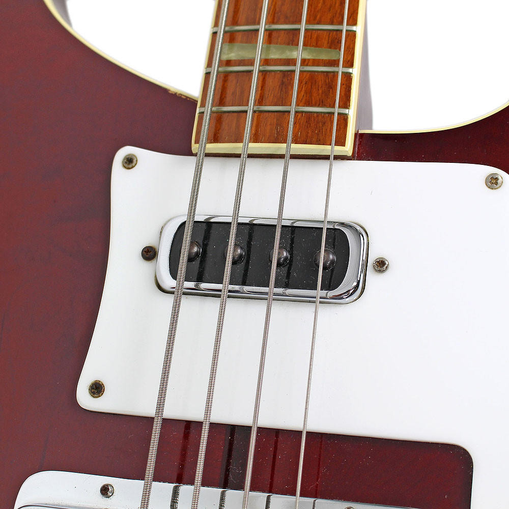 Vintage 1976 Rickenbacker 4001 Electric Bass Guitar Burgundyglo