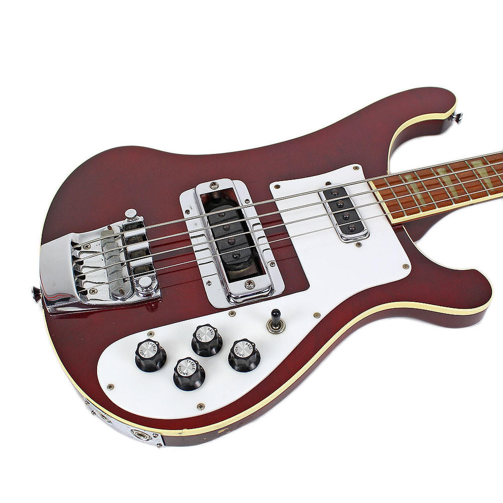 Vintage 1976 Rickenbacker 4001 Electric Bass Guitar Burgundyglo