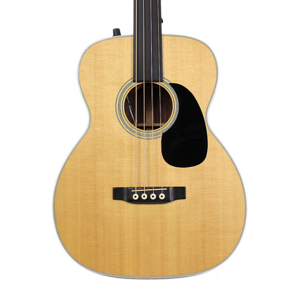 1993 Martin B-40 Fretless Acoustic Bass Natural Finish | Cream