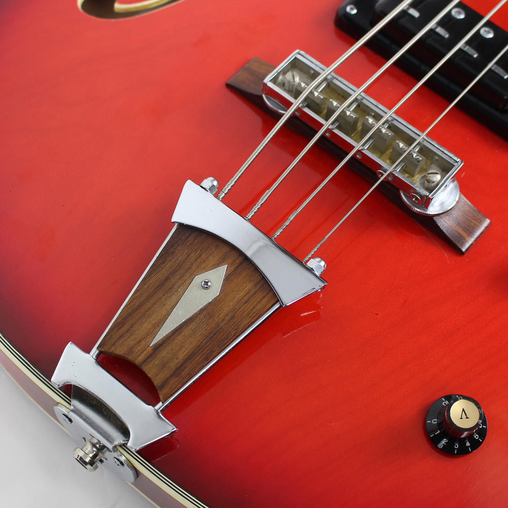Vintage Epiphone Model 5120/E Semi-Hollow Body Bass Guitar in