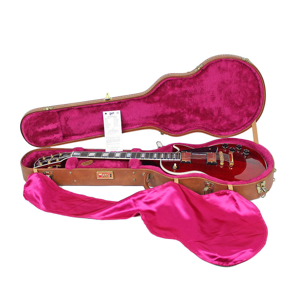 2000 Gibson Les Paul Custom Electric Guitar Wine Red | Cream City