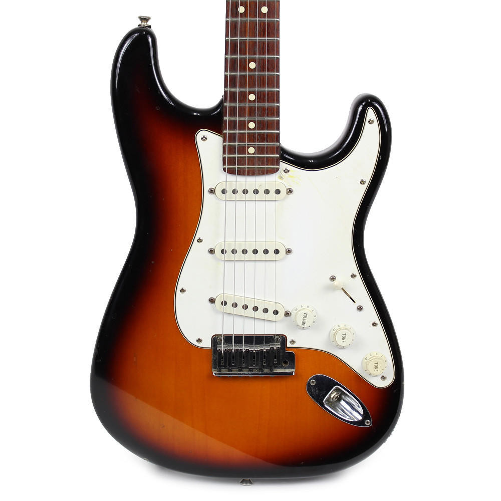 1997 Fender American Standard Stratocaster in Sunburst | Cream