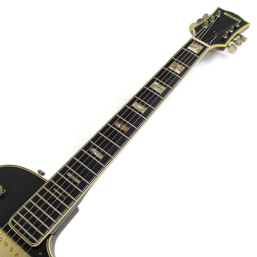 Vintage 1970s Masada Lawsuit Solid Body Electric Guitar in Black