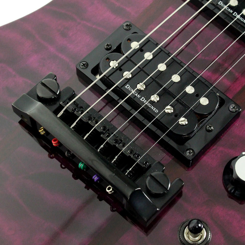 2008 BC Rich ST Mockingbird w/ AAA Quilted Maple Top in Trans Red