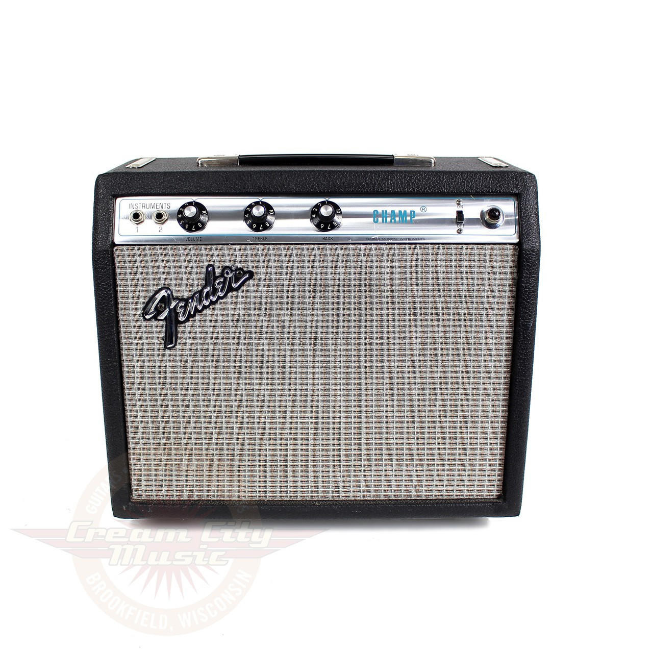 Vintage 1977 Fender Champ 6W 1x8 Tube Combo Amp | Cream City Music