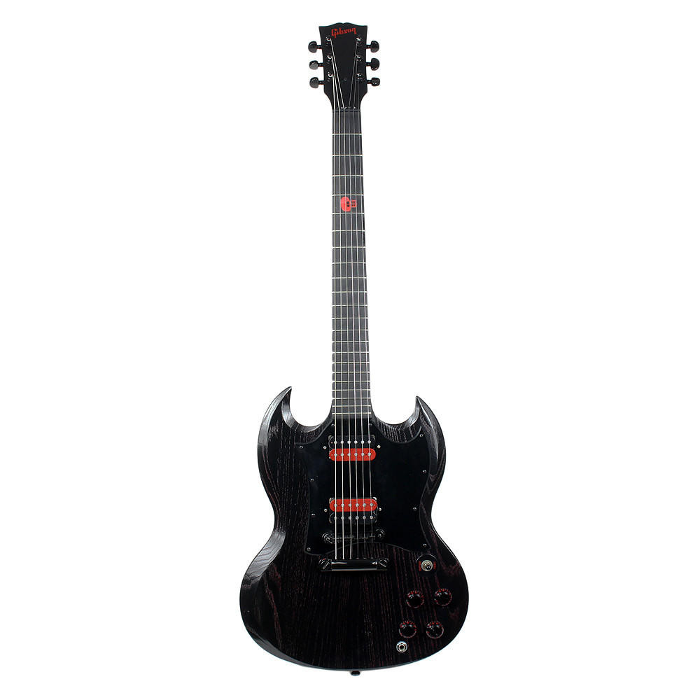 2003 Gibson Voodoo SG Electric Guitar Trans Black Finish | Cream