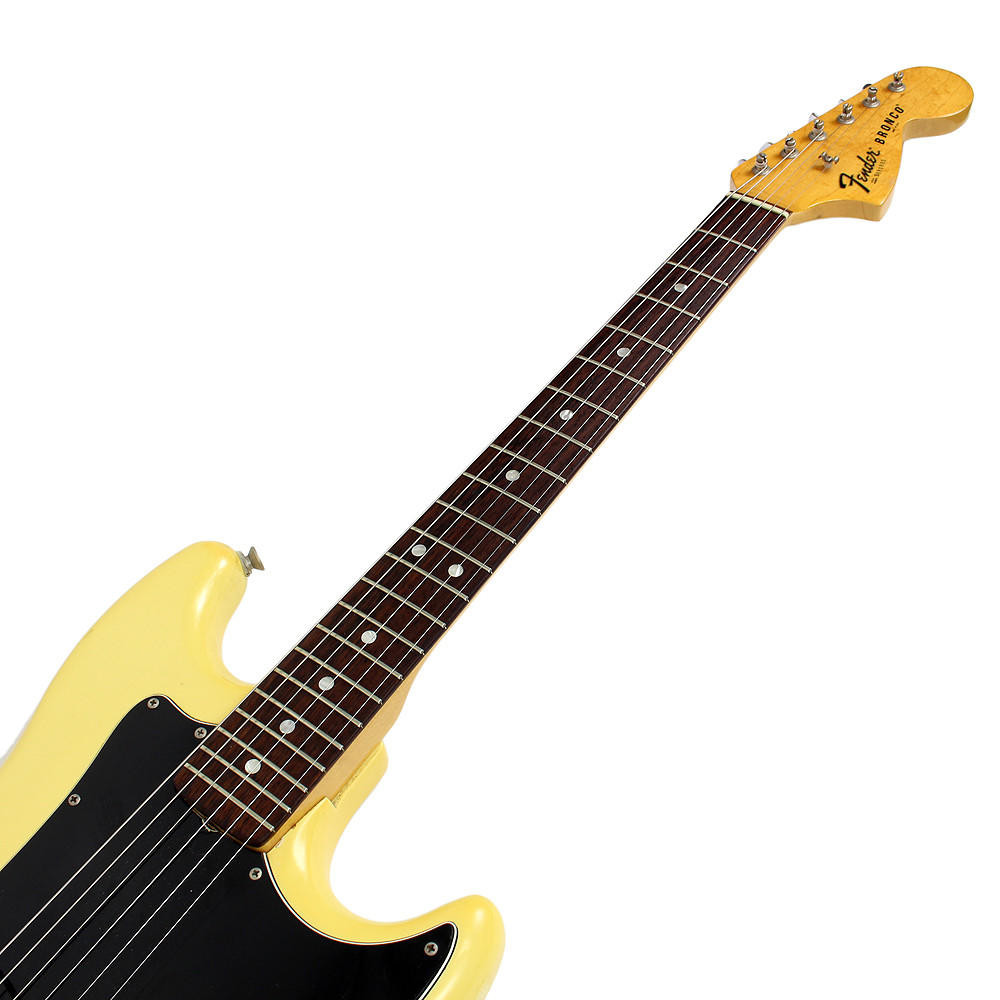 Vintage 1980 Fender Bronco Electric Guitar Olympic White Finish