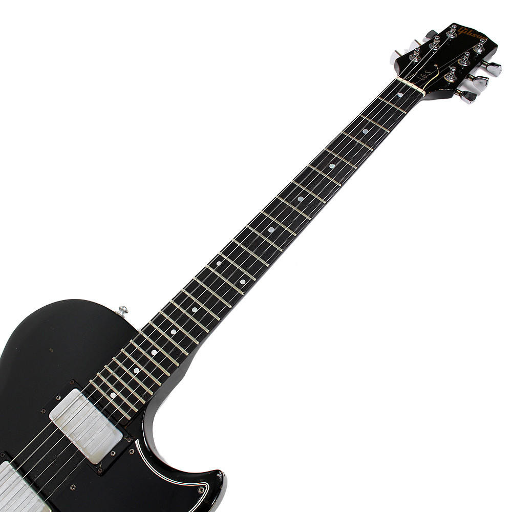 Vintage 1976 Gibson L6-S Electric Guitar Black Finish | Cream City