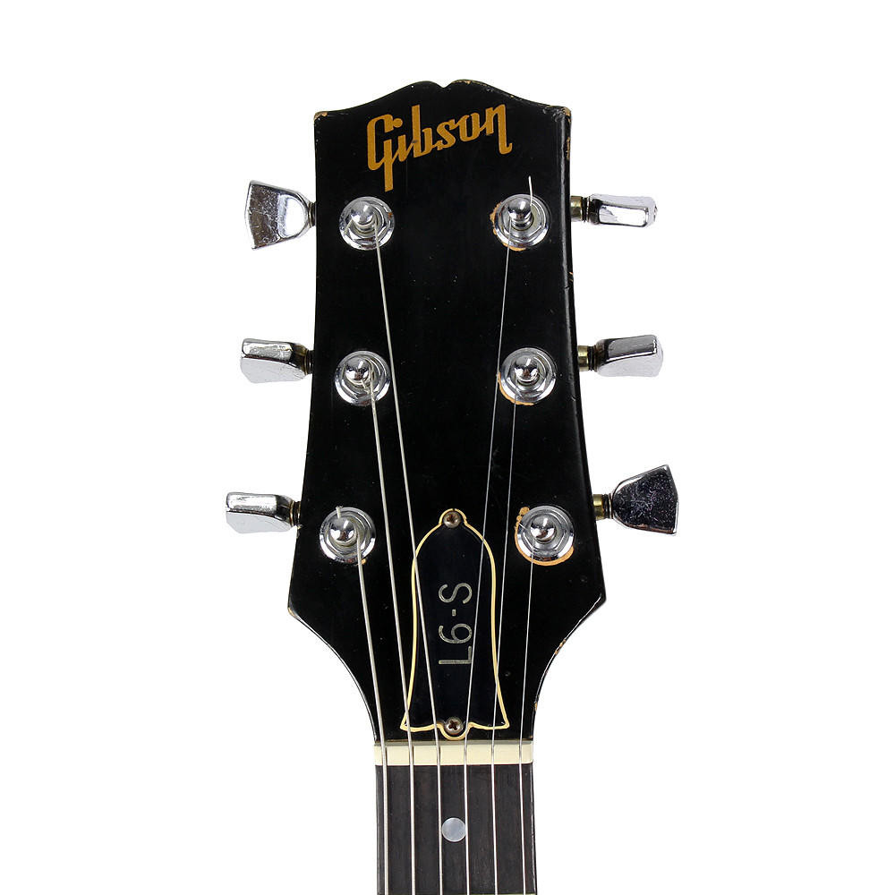 Vintage 1976 Gibson L6-S Electric Guitar Black Finish | Cream City