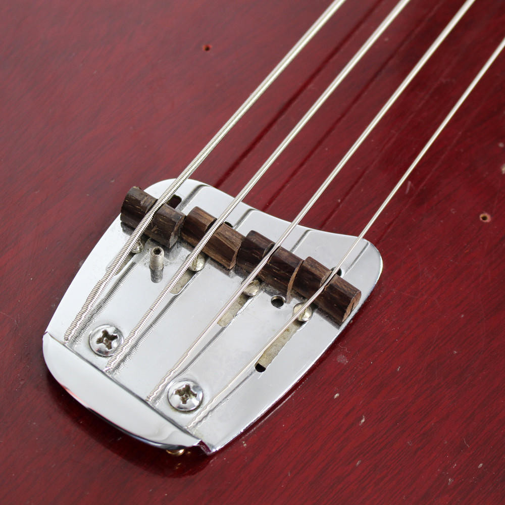 1972 Guild JS Bass I Electric Bass Guitar in Cherry | Cream City Music