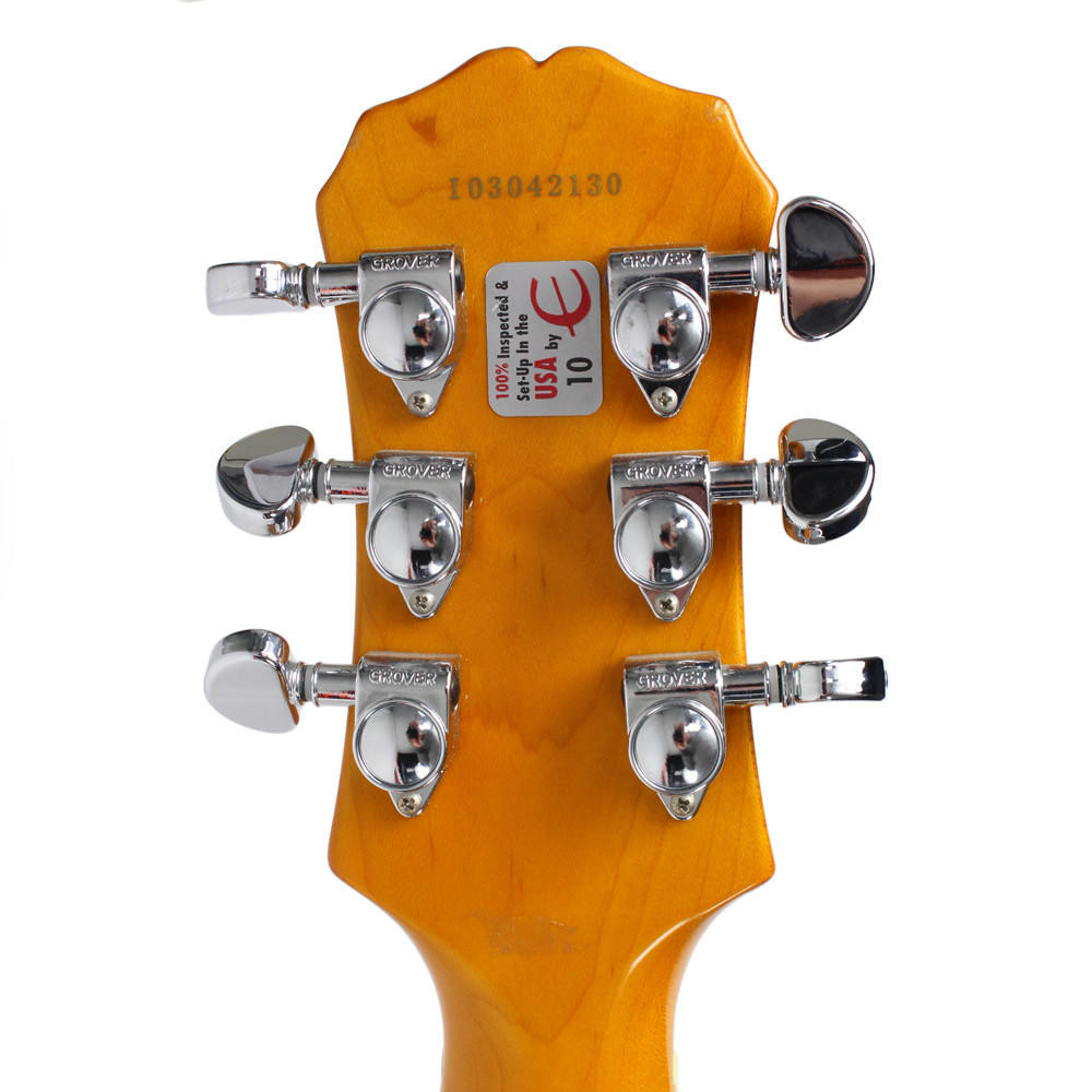 2003 Epiphone Les Paul Classic Quilt Top in Trans Amber | Cream