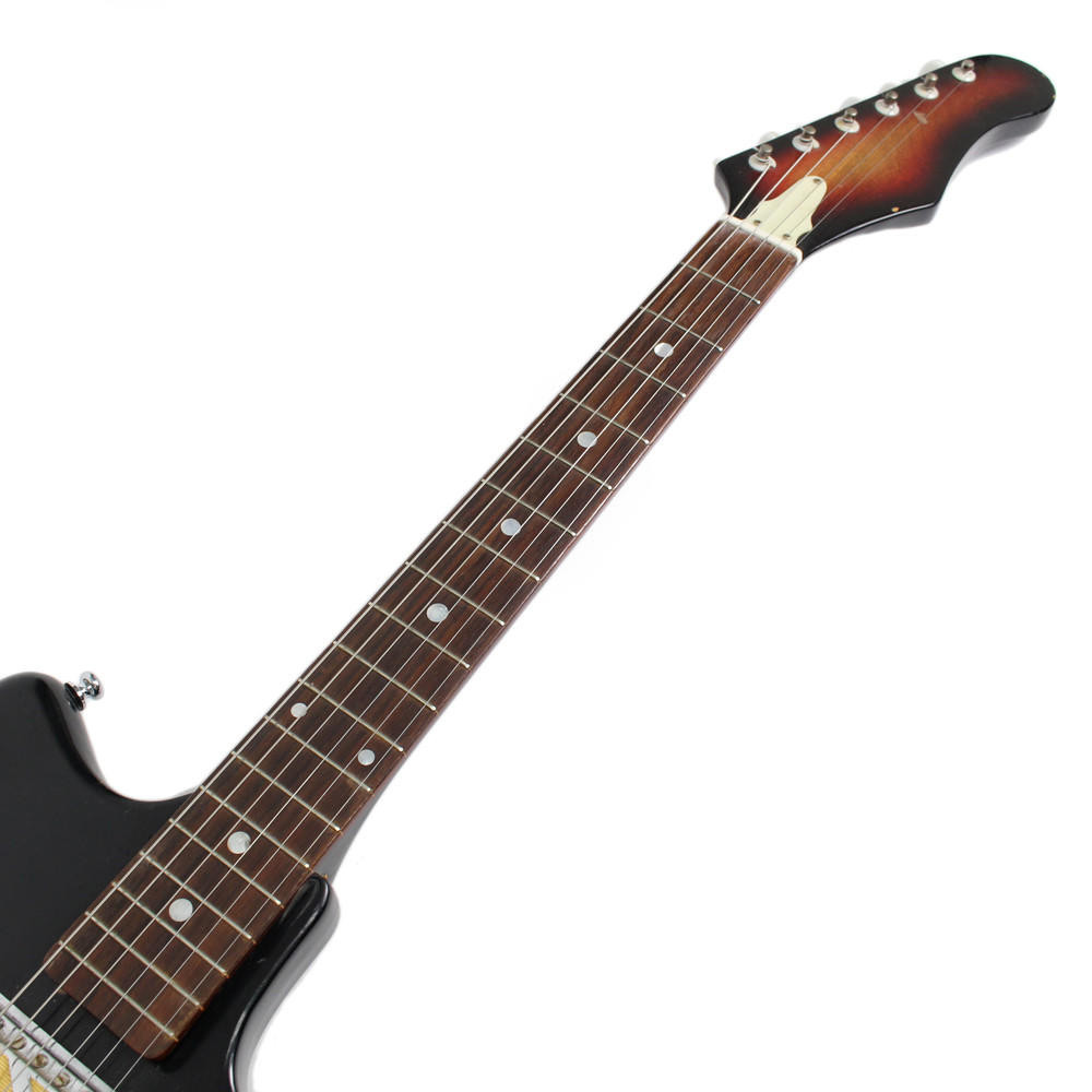 Vintage 1960s Teisco EJ-2 Electric Guitar in Sunburst | Cream City