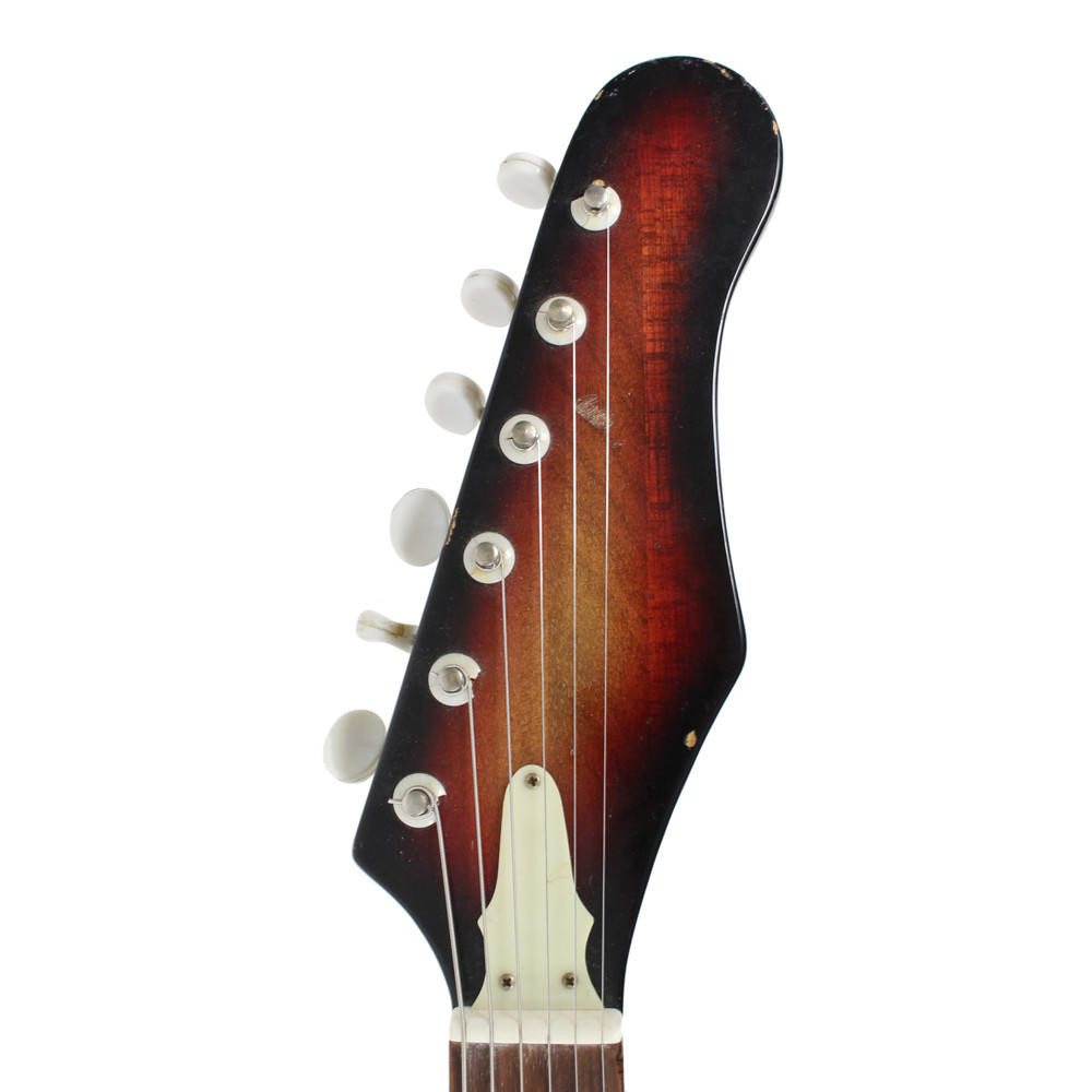 Vintage 1960s Teisco EJ-2 Electric Guitar in Sunburst | Cream City