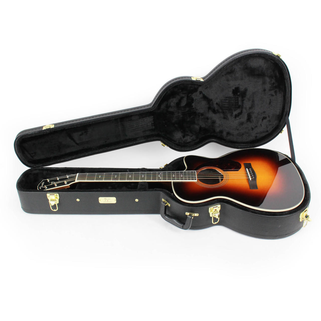 Fender Paramount PM-3 Deluxe Triple 0 Acoustic Electric Guitar in