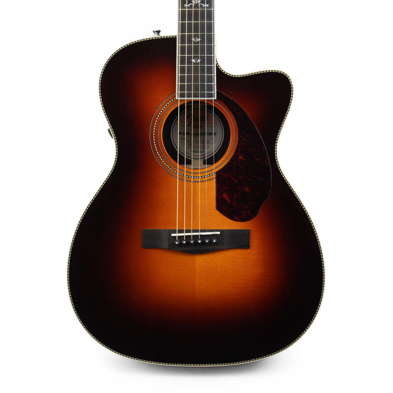 Fender Paramount PM-3 Deluxe Triple 0 Acoustic Electric Guitar in