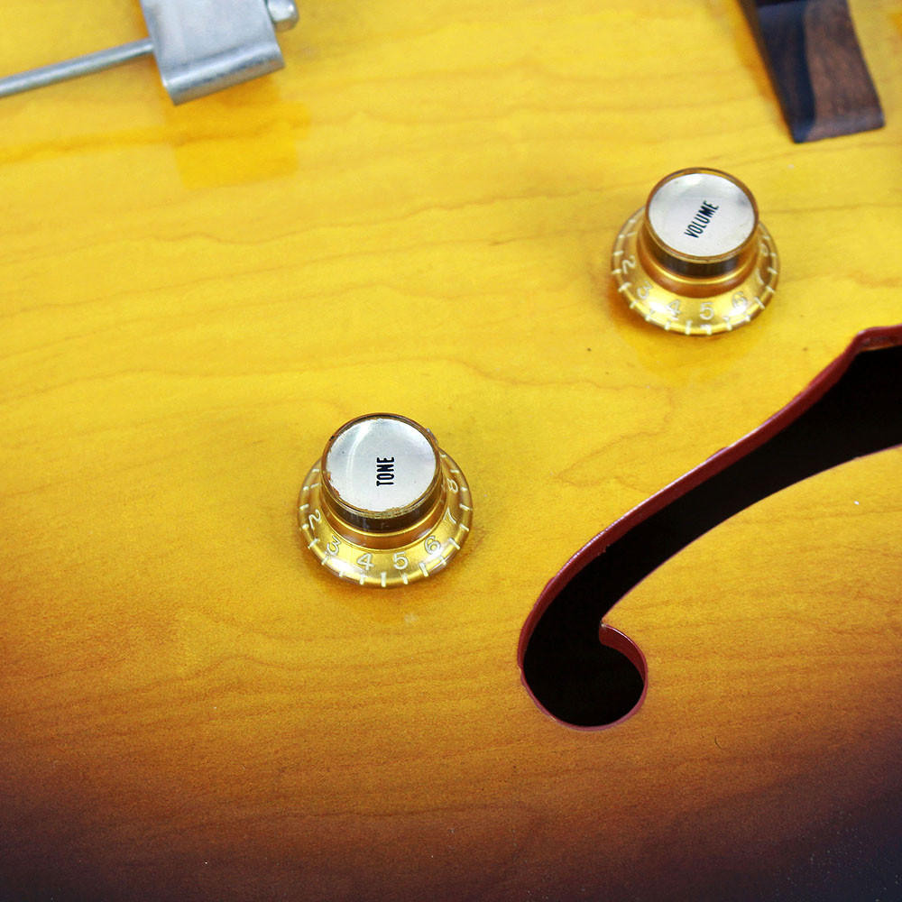 Vintage 1963 Gibson ES-125 Hollow Body Electric Guitar Sunburst