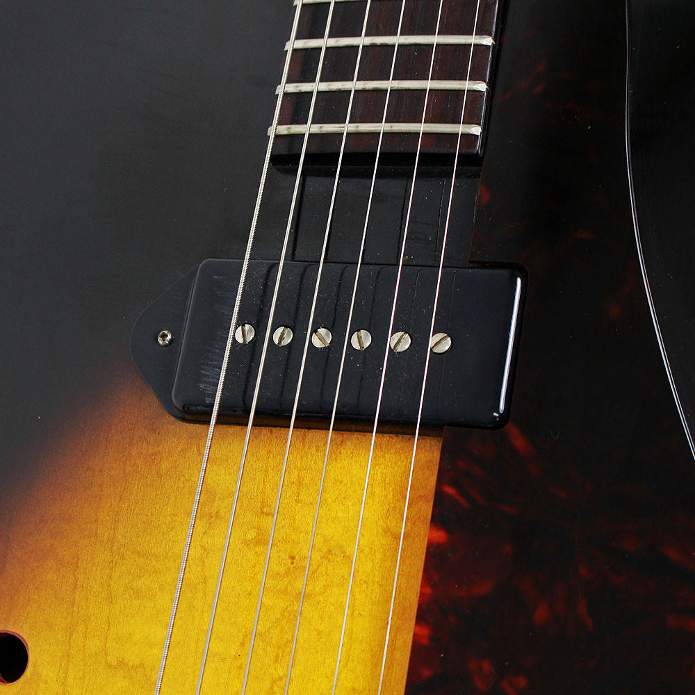 Vintage 1963 Gibson ES-125 Hollow Body Electric Guitar Sunburst