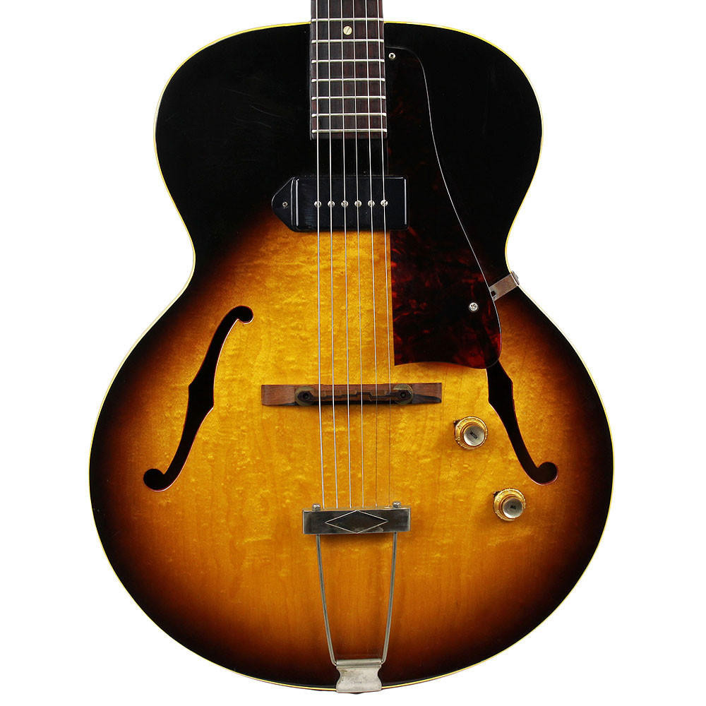 Vintage 1963 Gibson ES-125 Hollow Body Electric Guitar Sunburst