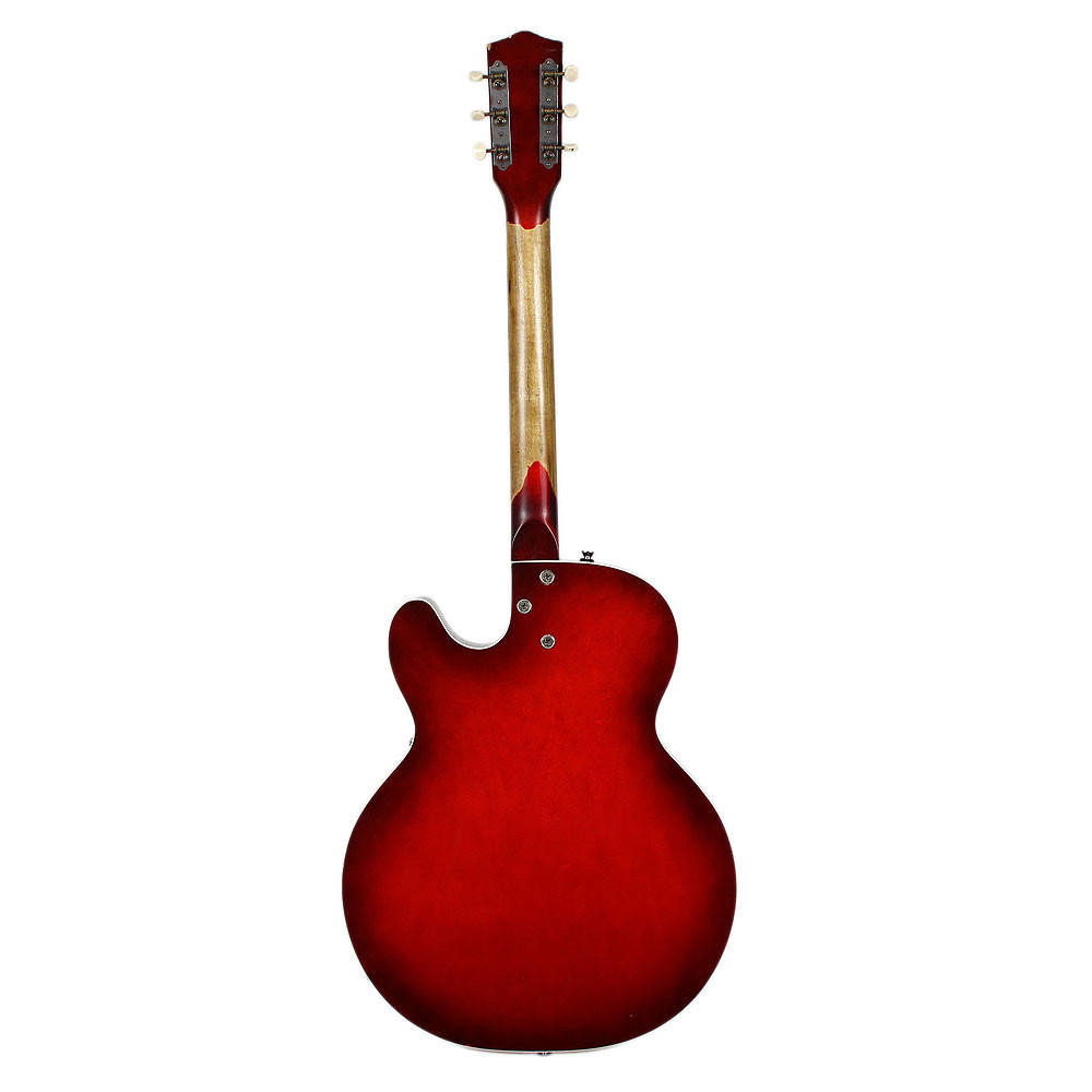 1965 Harmony H-54 Rocket II Hollow Body Electric Guitar in Red