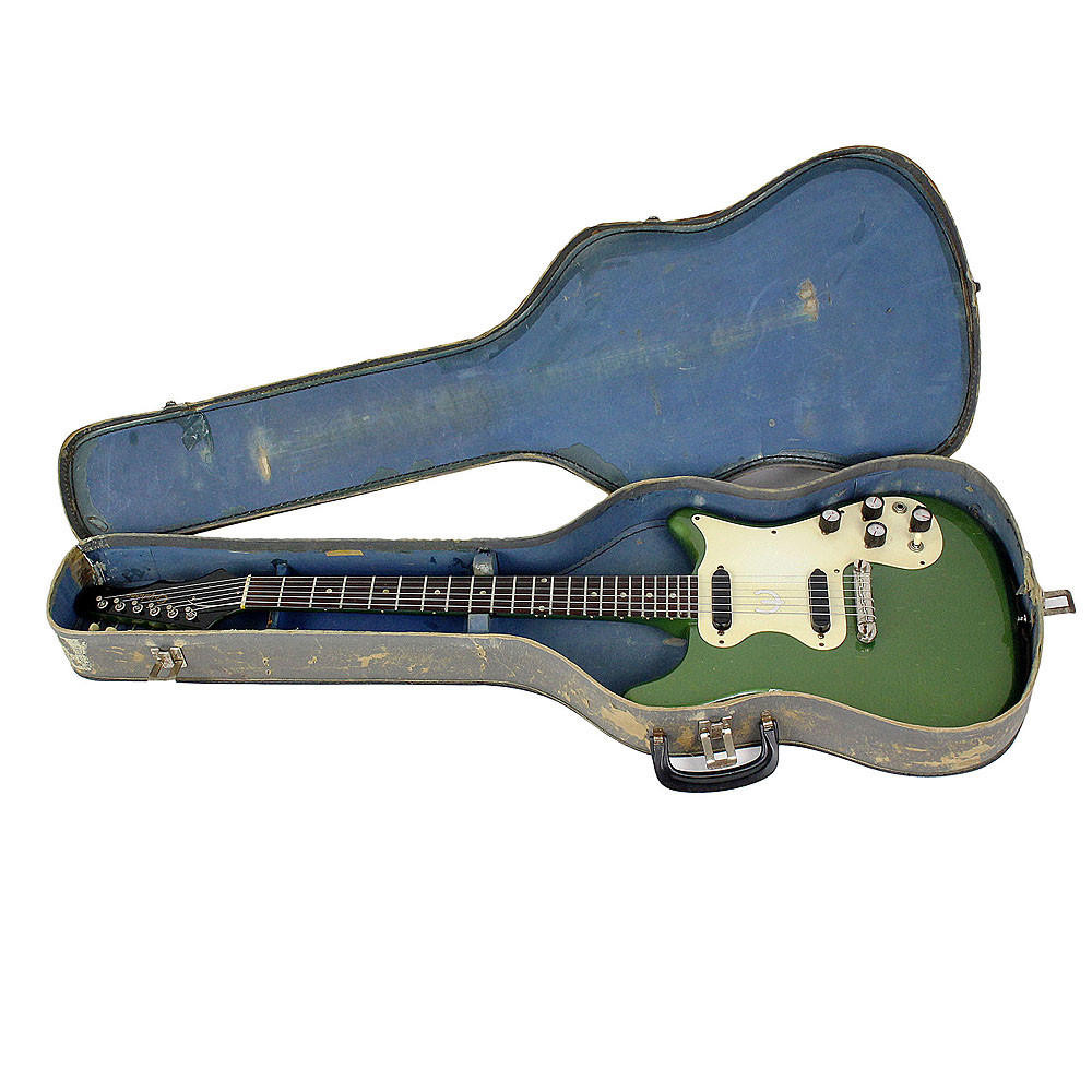 Rare Vintage 1965 Epiphone Olympic Electric Guitar Pelham Blue