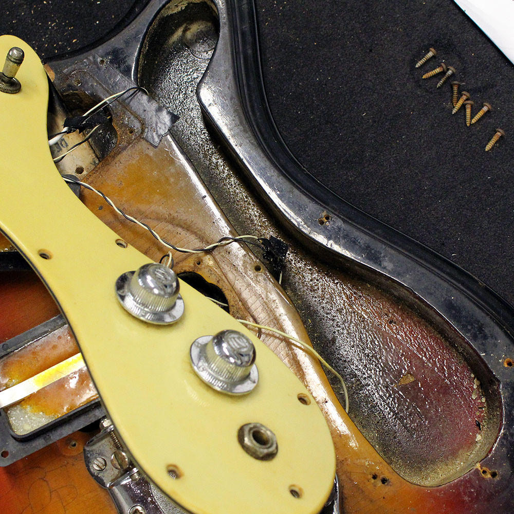 Vintage 1966 Mosrite The Ventures Model Electric Guitar Sunburst