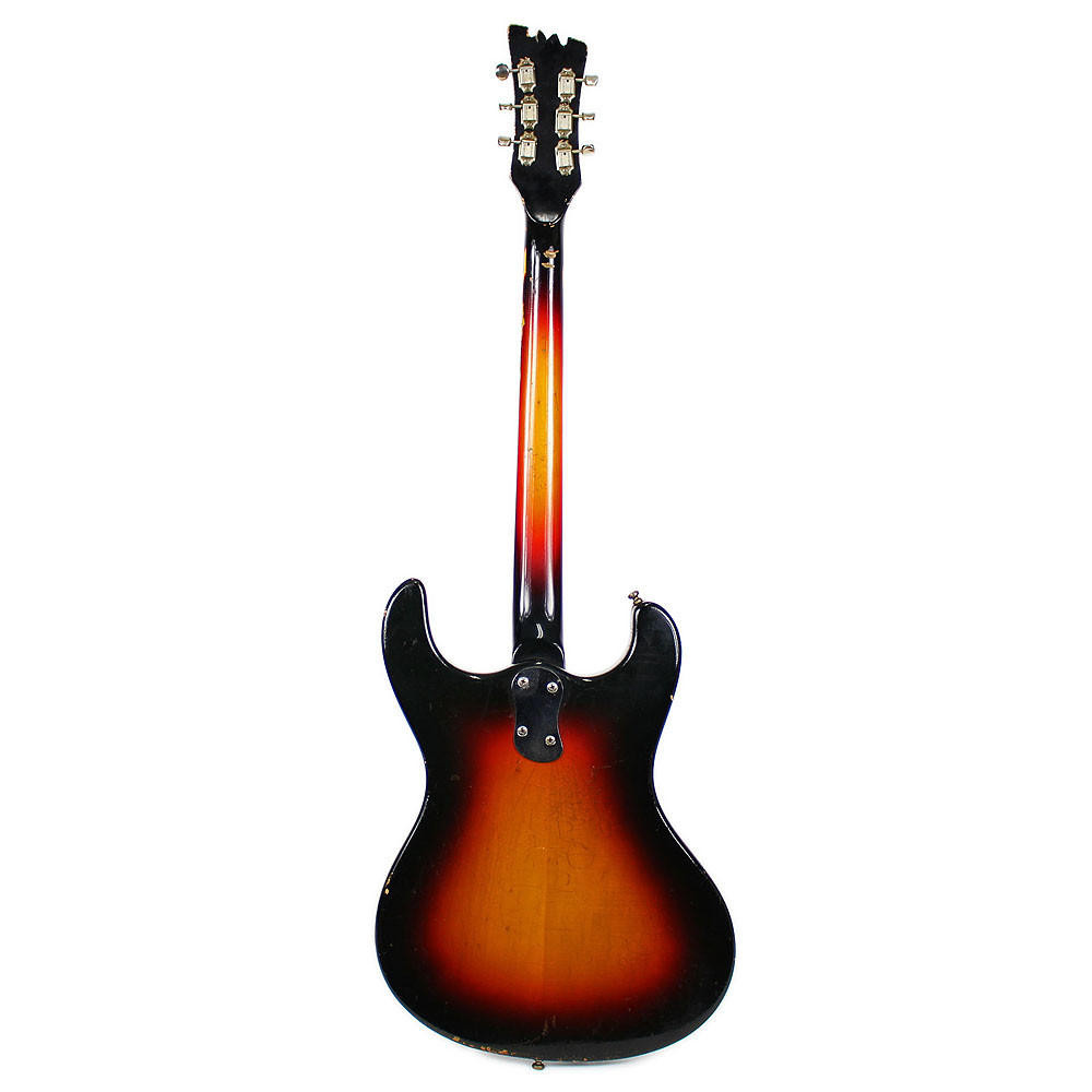 Vintage 1966 Mosrite The Ventures Model Electric Guitar Sunburst