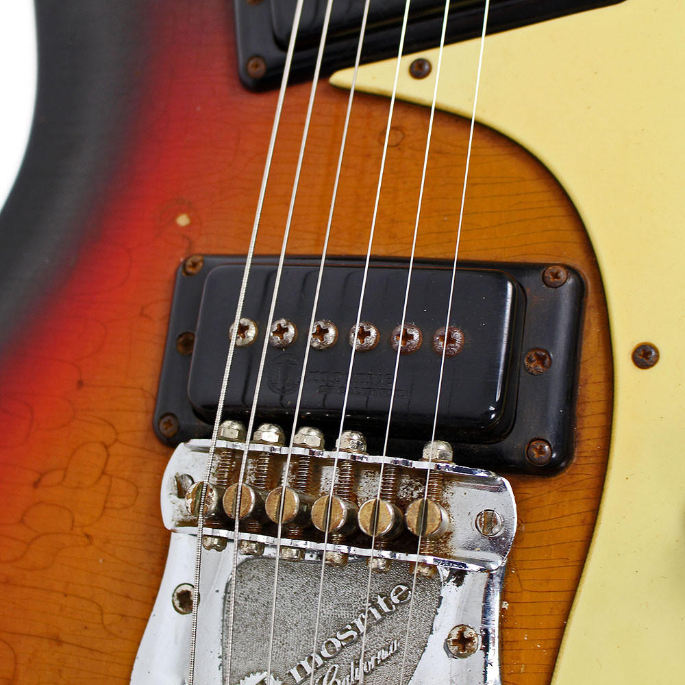 Vintage 1966 Mosrite The Ventures Model Electric Guitar Sunburst
