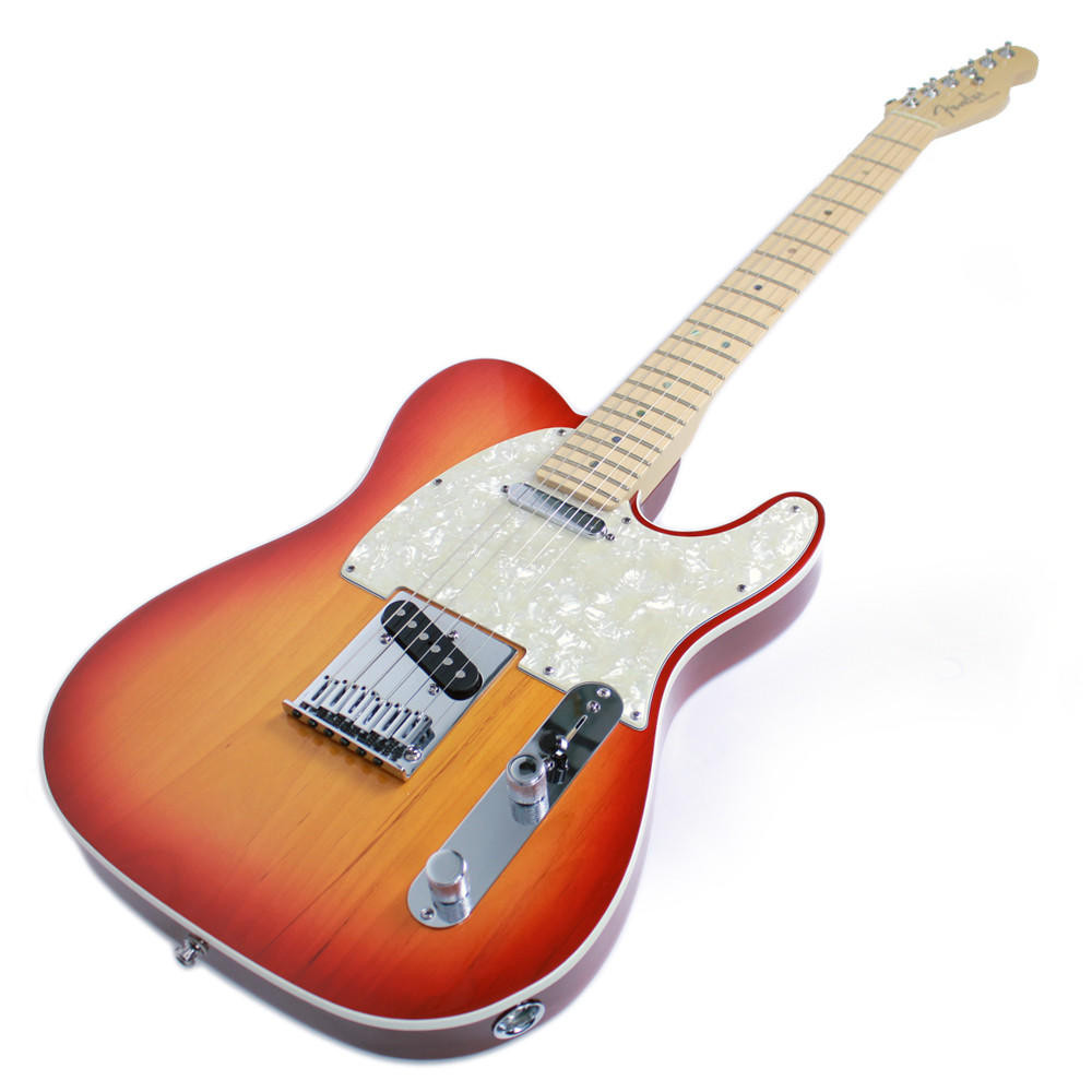 2006 Fender American Deluxe Telecaster in Cherry Sunburst | Cream