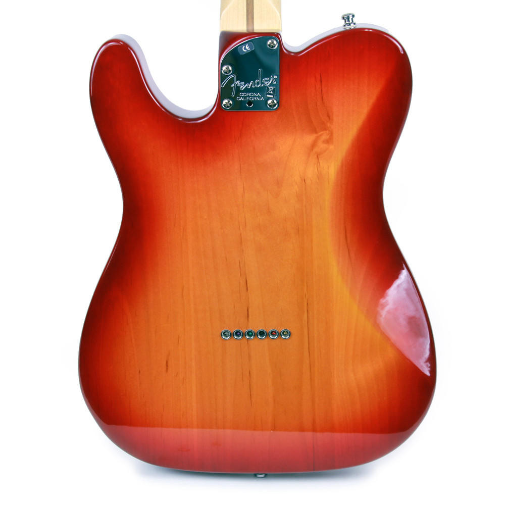 2006 Fender American Deluxe Telecaster in Cherry Sunburst | Cream