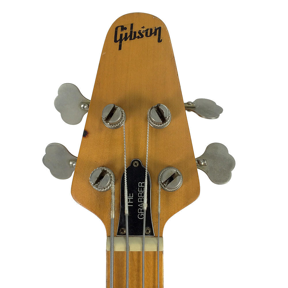 Vintage 1974 Gibson The Grabber Electric Bass Guitar Natural