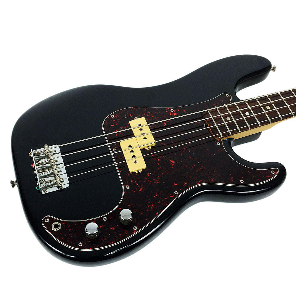 Vintage 1971 Fender Precision Electric Bass Guitar Black | Cream