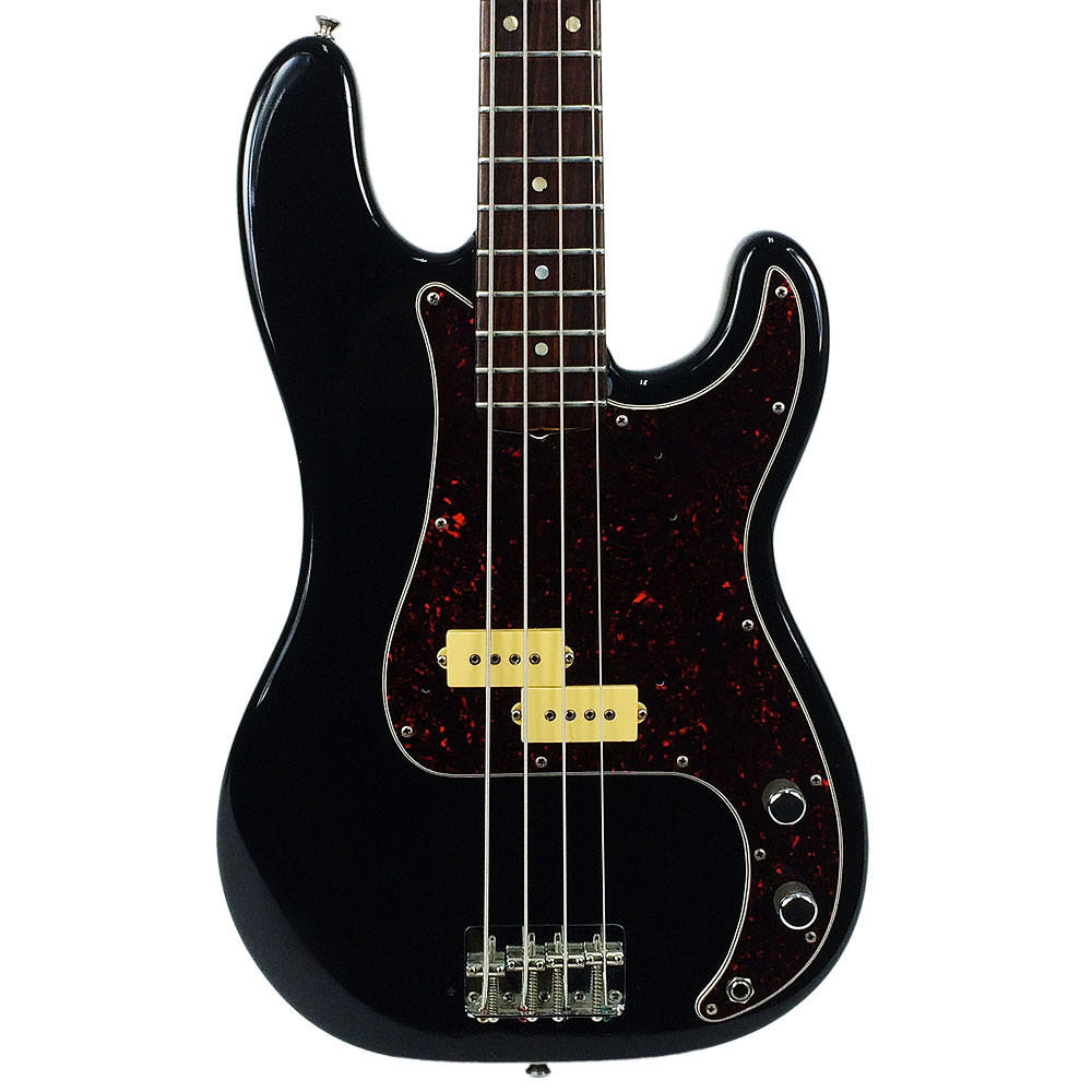 Vintage 1971 Fender Precision Electric Bass Guitar Black | Cream