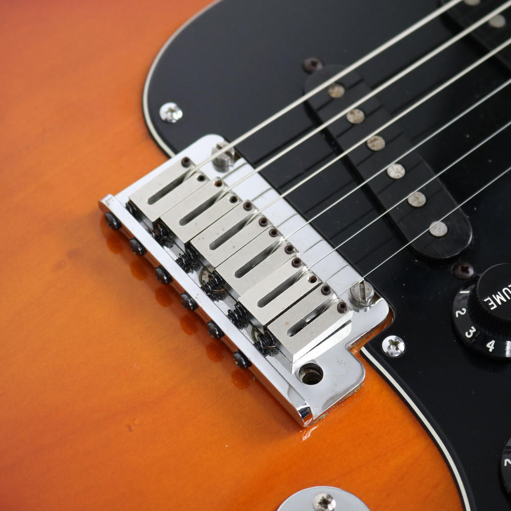 1996 Fender American Standard Stratocaster in Sunburst | Cream