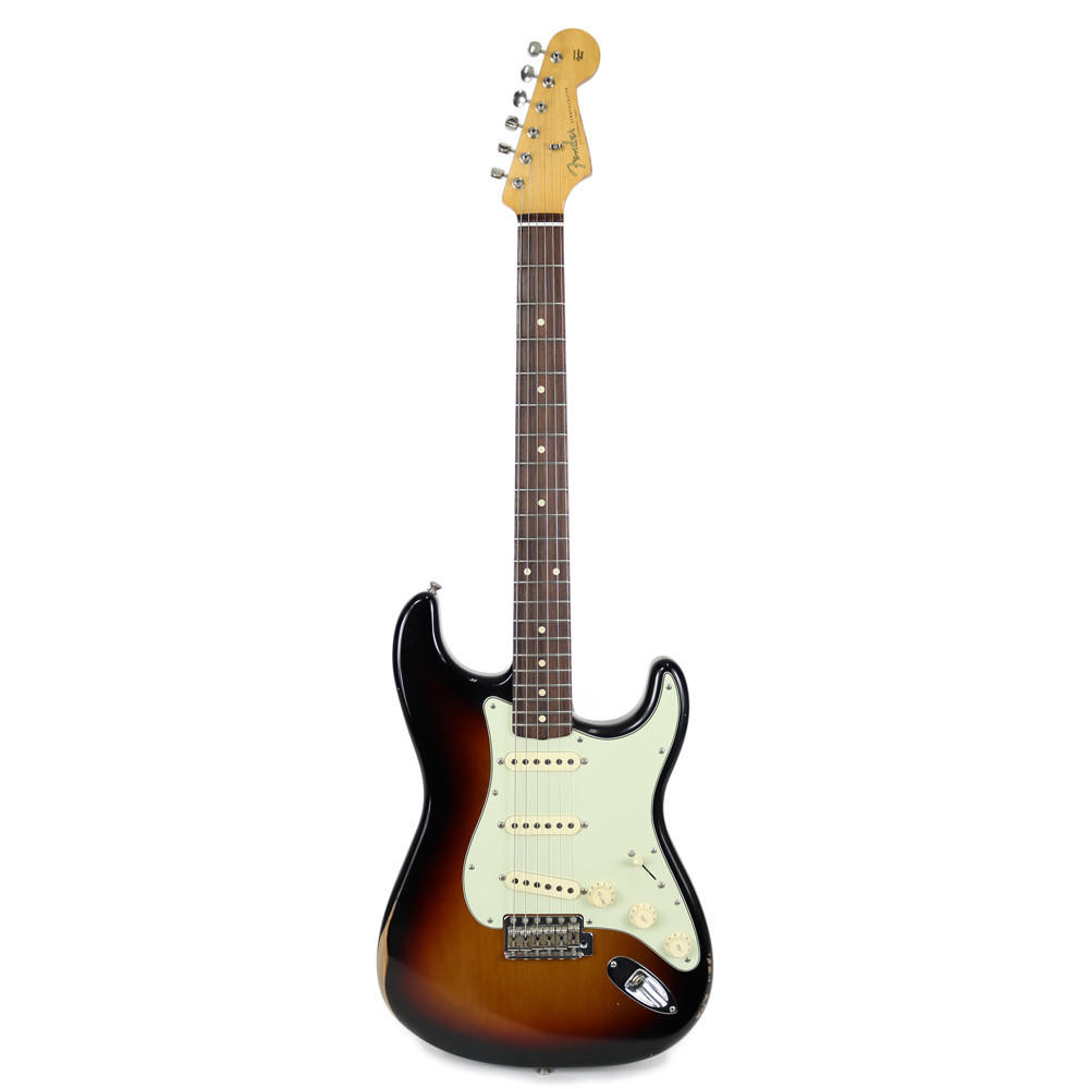 2015 Fender Road Worn 60s Stratocaster in 3-Color Sunburst | Cream