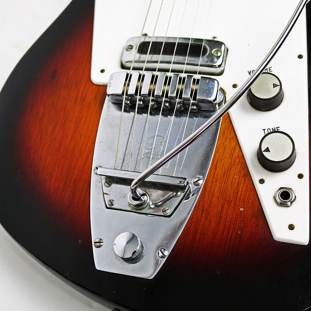 Vintage 1960's Galanti Grand Prix Electric Guitar Sunburst Finish