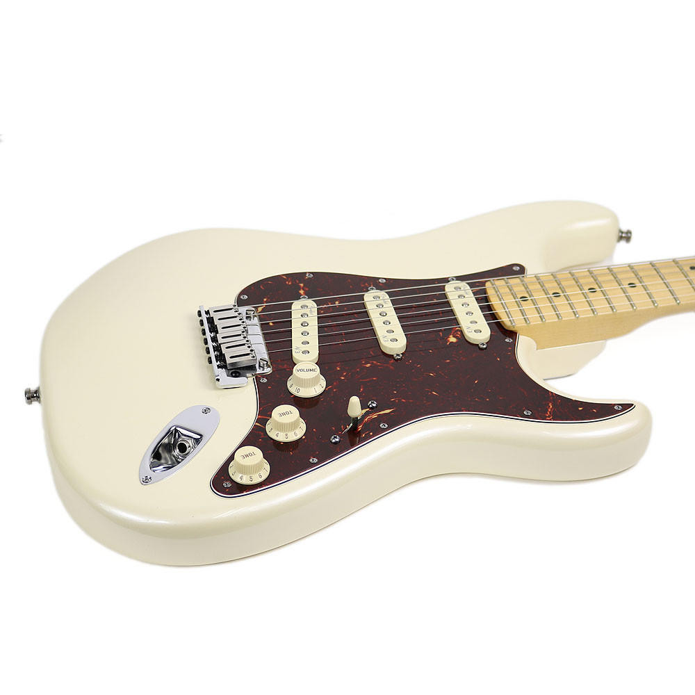 2014 Fender American Deluxe Stratocaster Electric Guitar Olympic