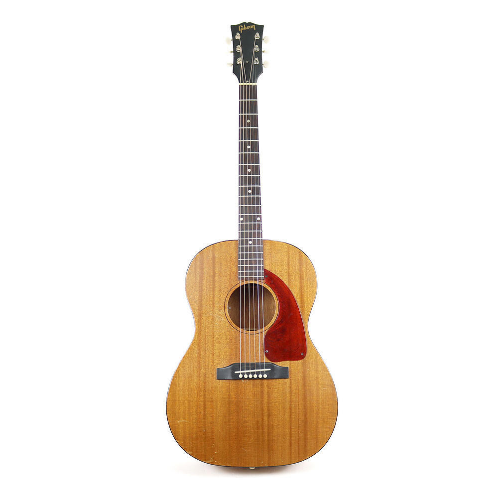 Vintage 1966 Gibson LG-0 Acoustic Guitar Natural Finish | Cream
