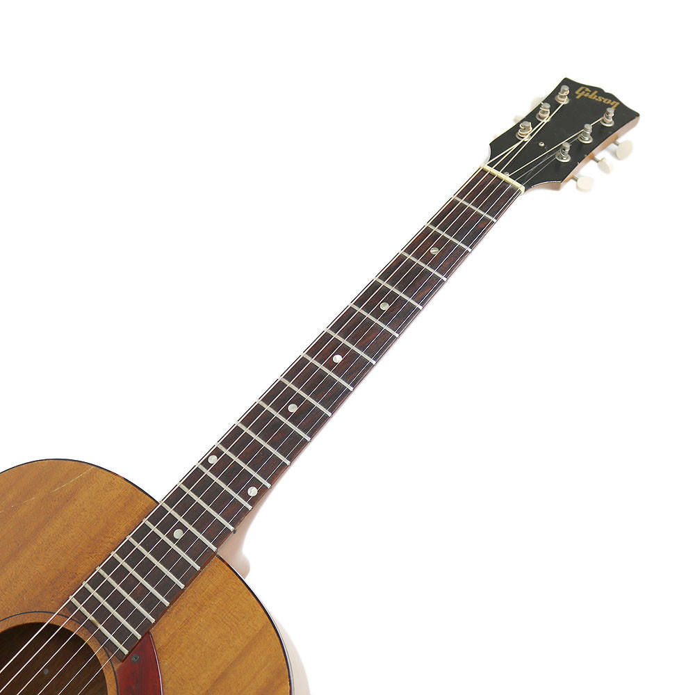 Vintage 1966 Gibson LG-0 Acoustic Guitar Natural Finish | Cream