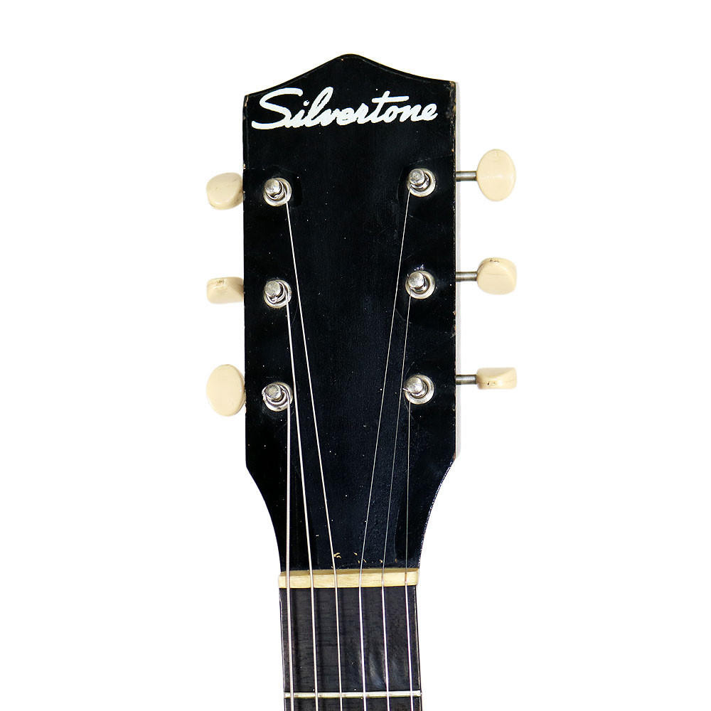 Vintage 1962 Silvertone Model 1420 Stratotone Electric Guitar