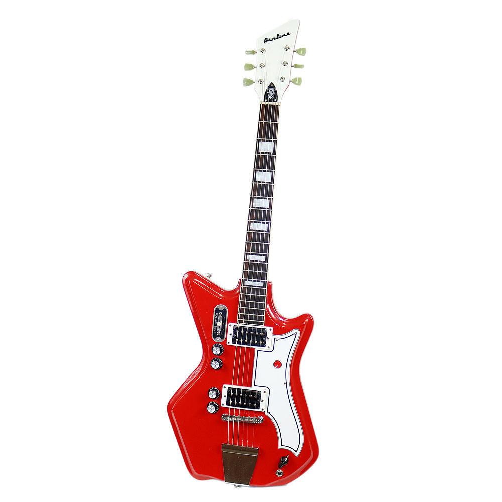 2008 Eastwood Airline '59 Custom 2P Electric Guitar Red | Cream